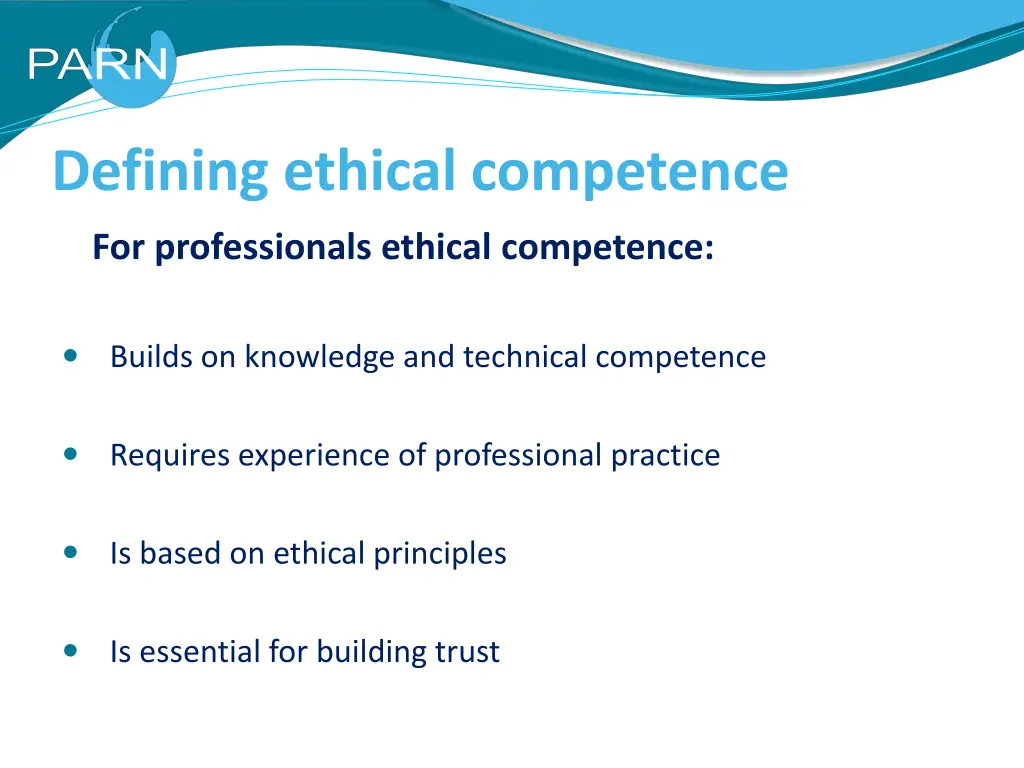 defining ethical competence
