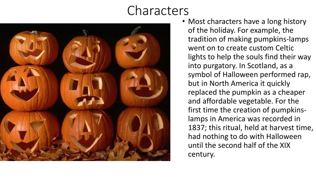 characters