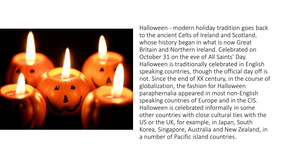 halloween modern holiday tradition goes back