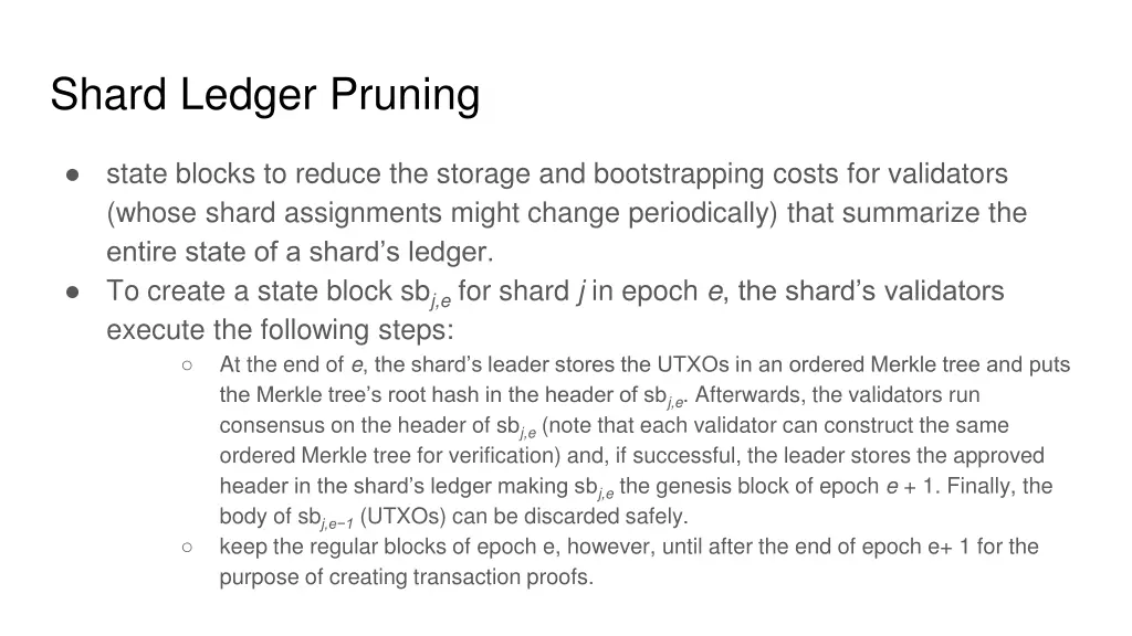 shard ledger pruning