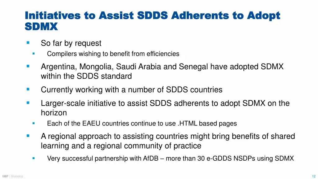 initiatives to assist sdds adherents to adopt