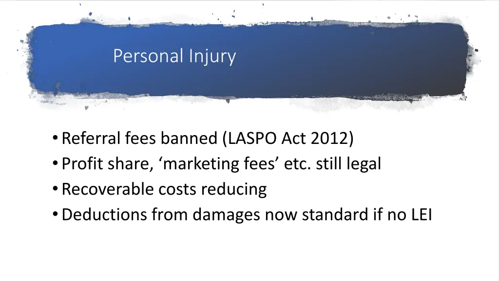 personal injury