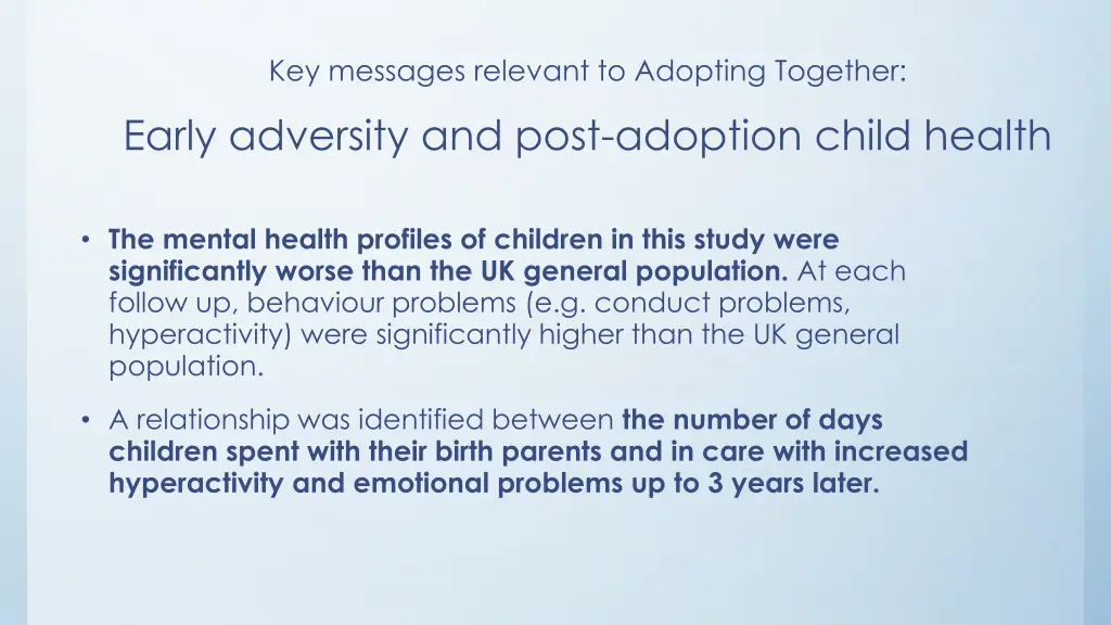 key messages relevant to adopting together 1