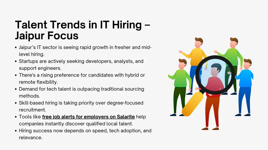 talent trends in it hiring jaipur focus