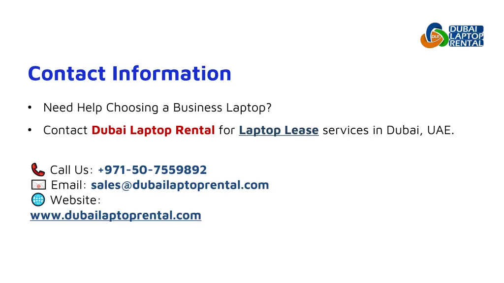 contact information