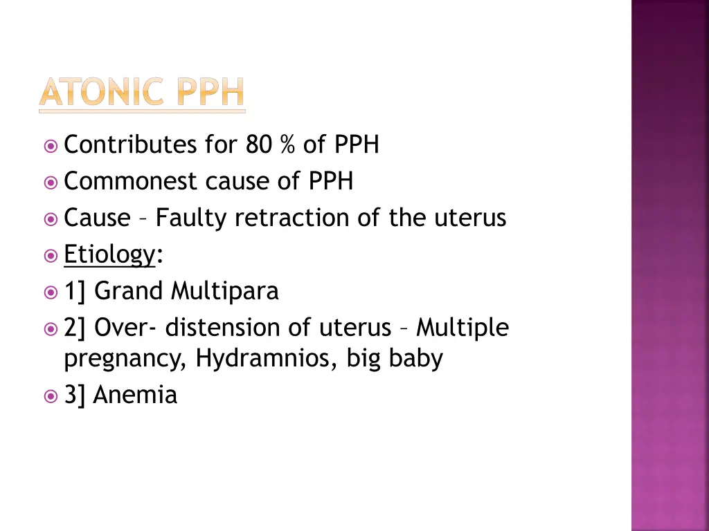 atonic pph