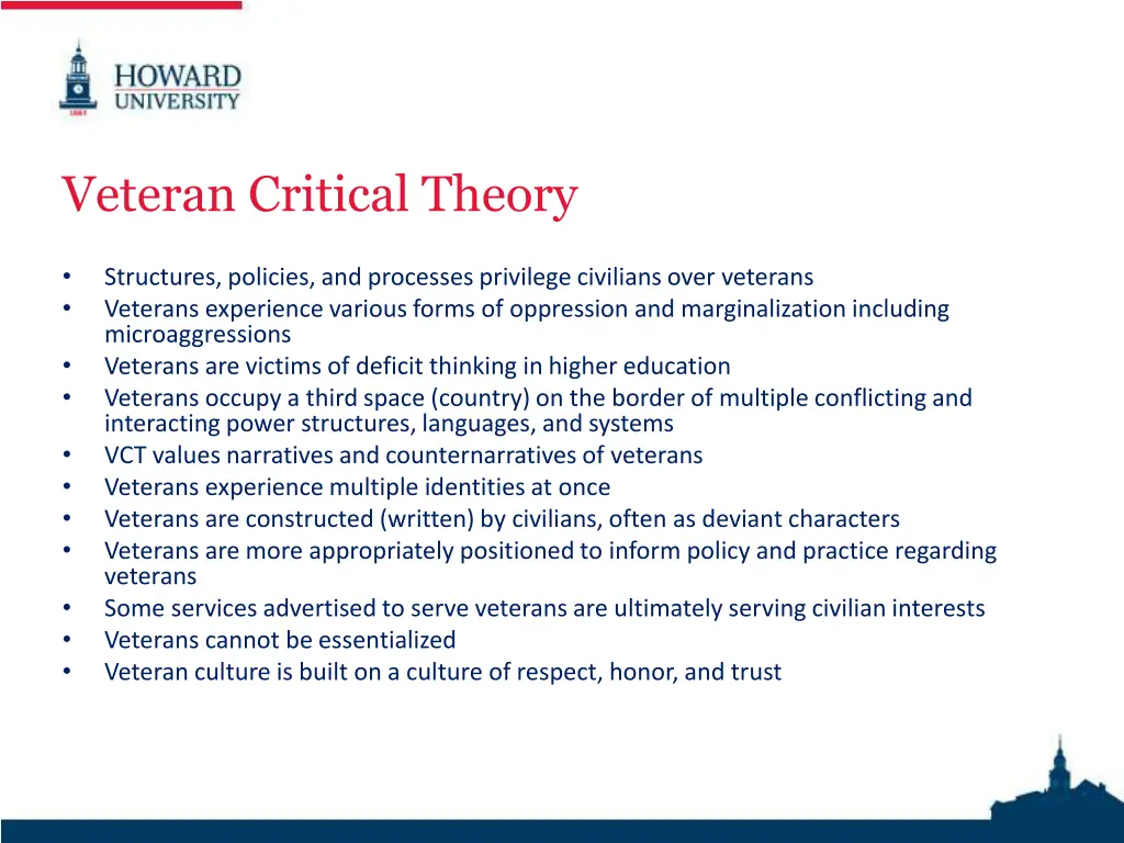 veteran critical theory