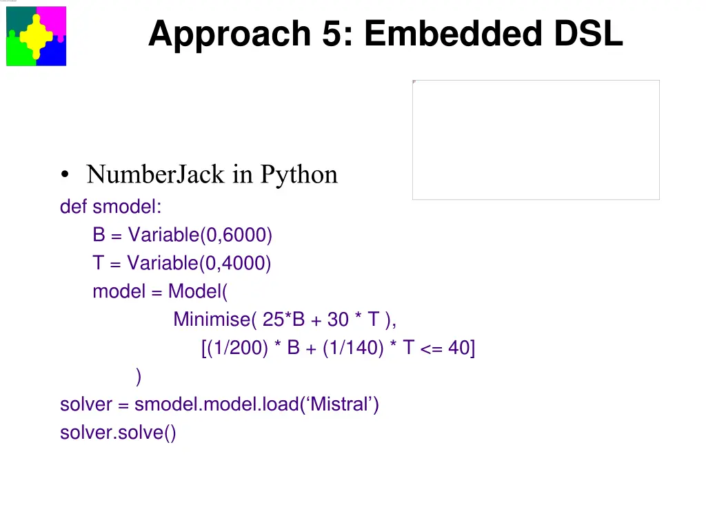 approach 5 embedded dsl