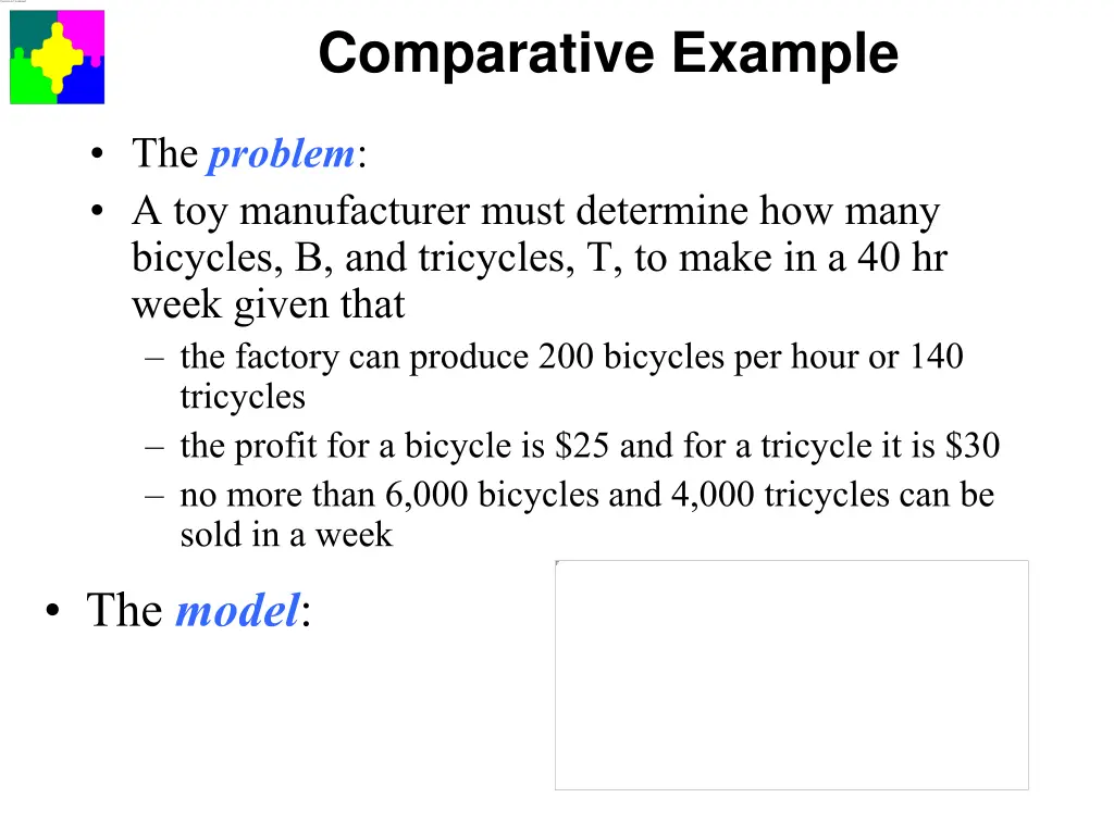 comparative example