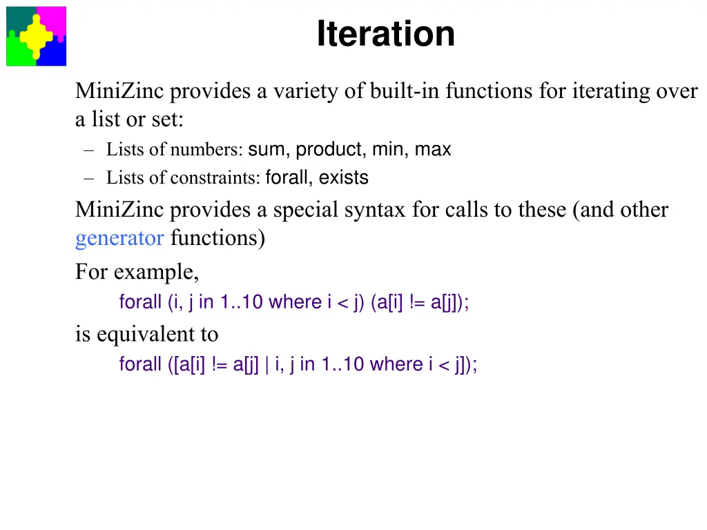 iteration