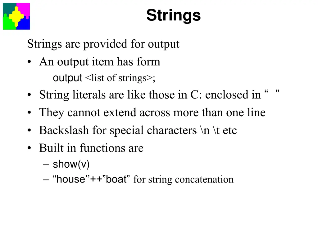strings