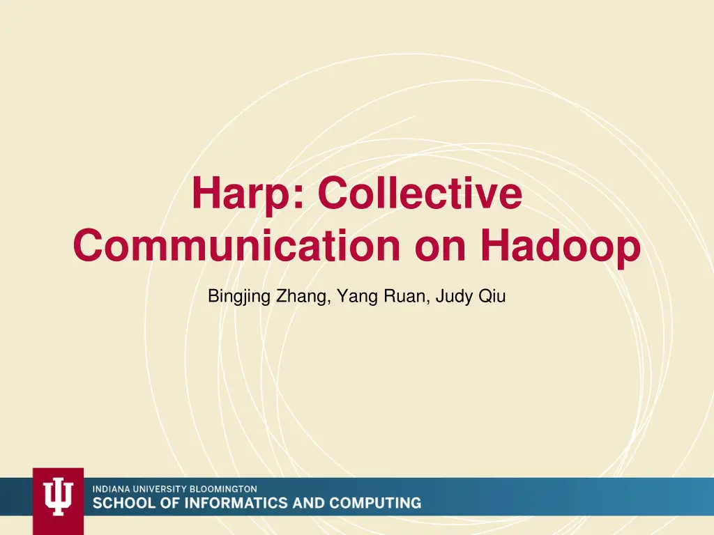 harp collective communication on hadoop