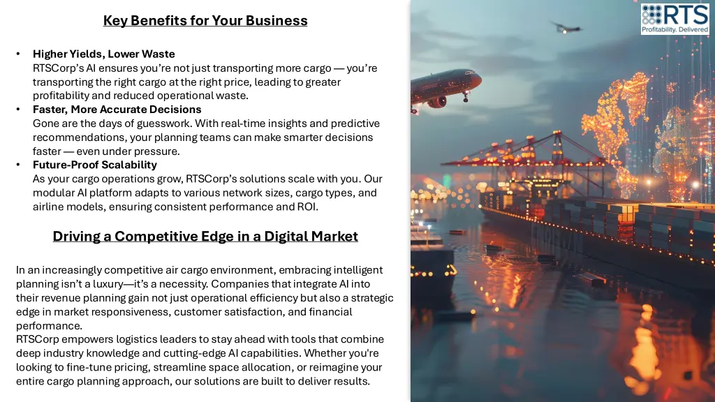 key benefits for your business