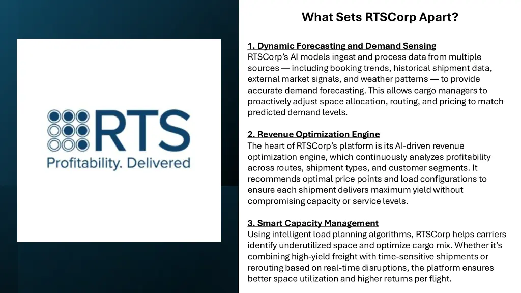 what sets rtscorp apart