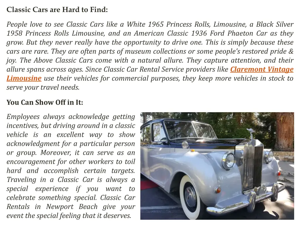 classic cars are hard to find