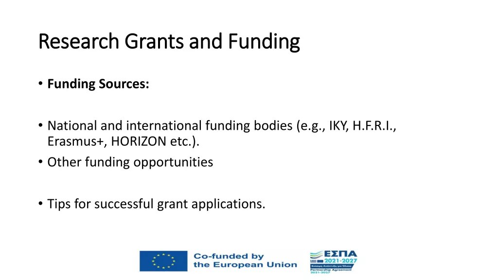 research grants and funding research grants