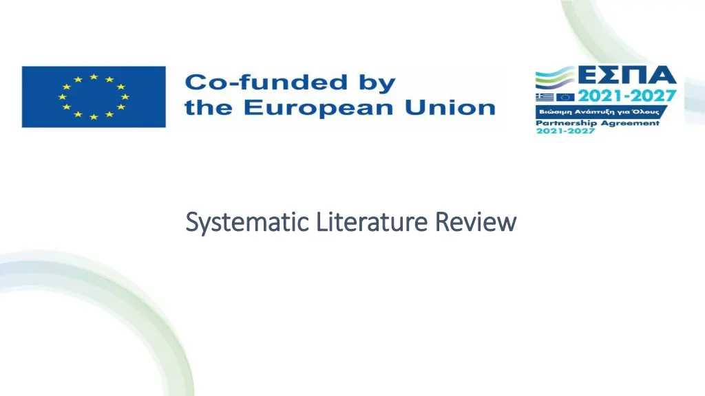 systematic literature review systematic