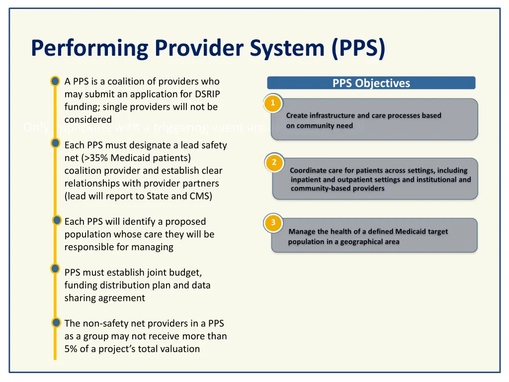 performing provider system pps