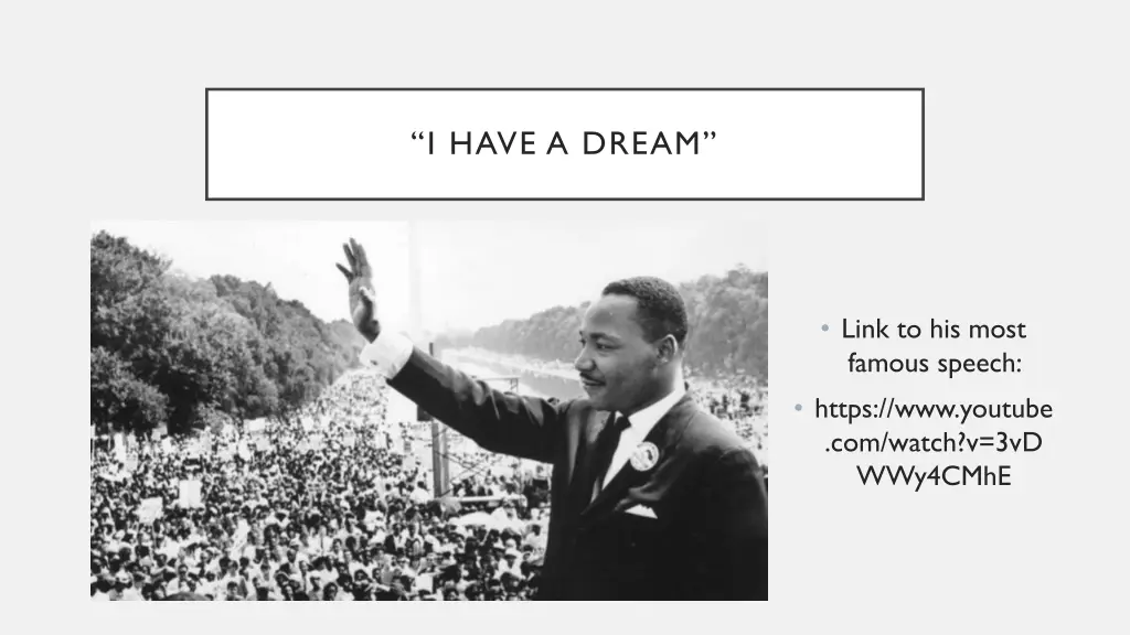 i have a dream