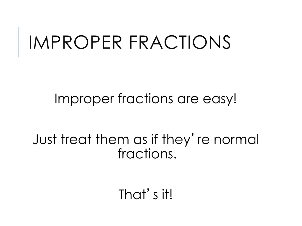 improper fractions 1