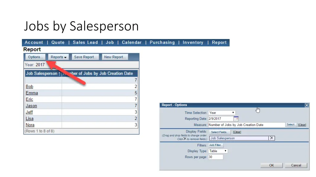 jobs by salesperson 1