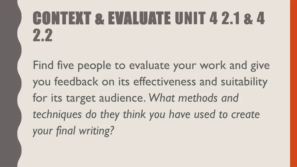 context evaluate context evaluate unit 4 2 1 4 2 2