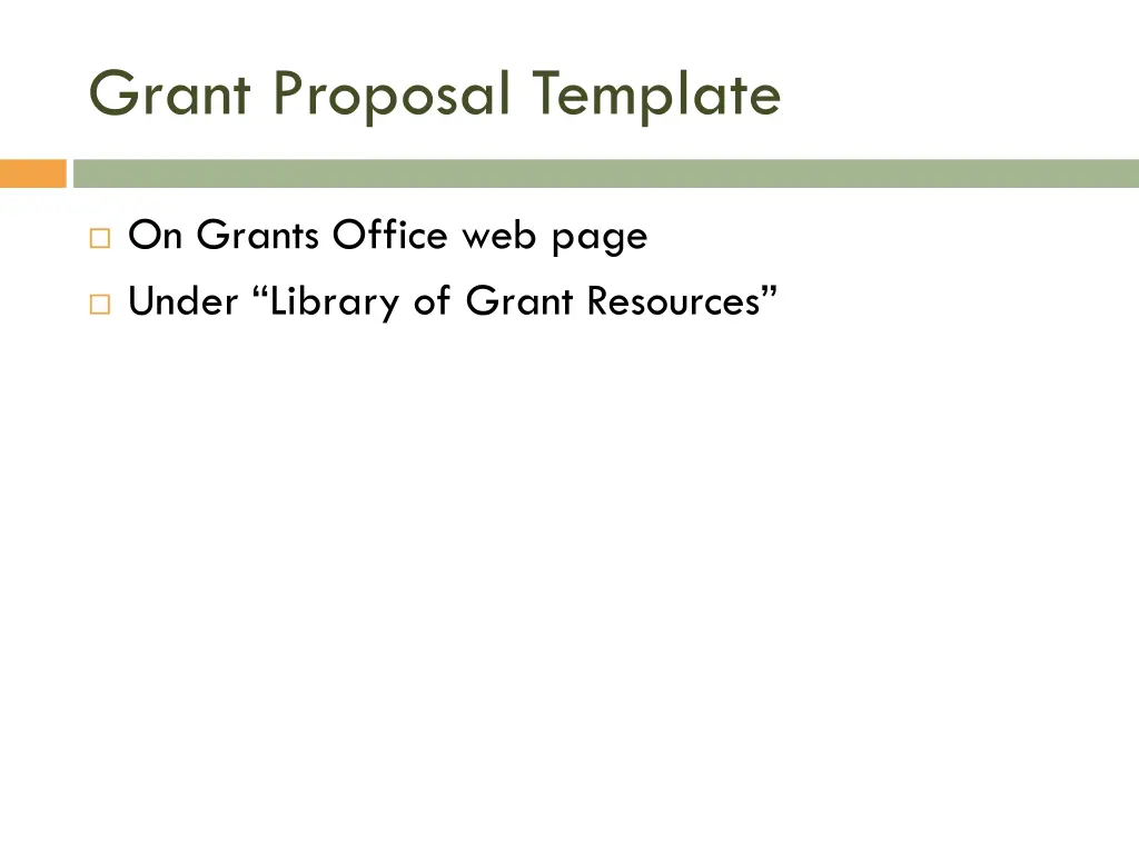 grant proposal template