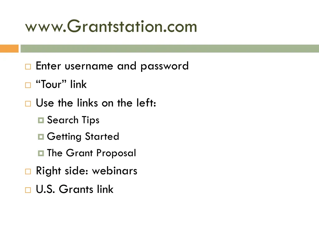 www grantstation com