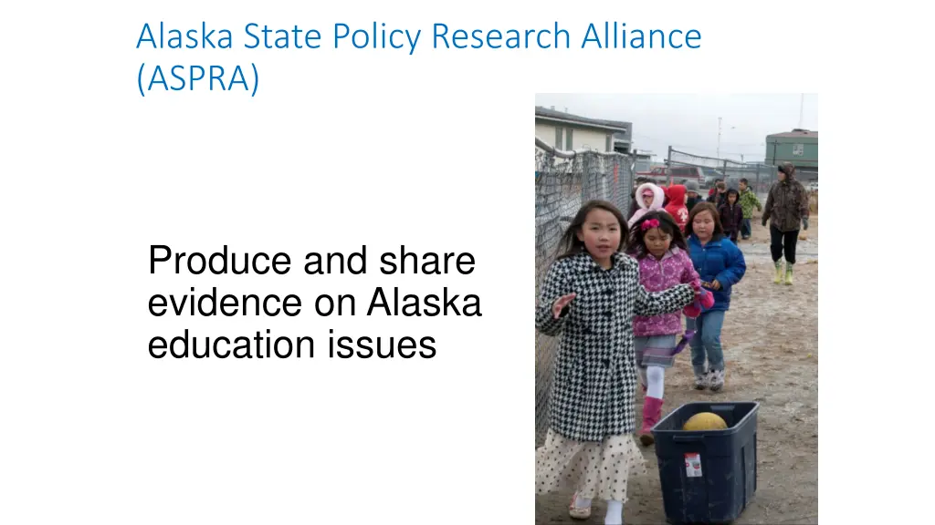 alaska state policy research alliance aspra