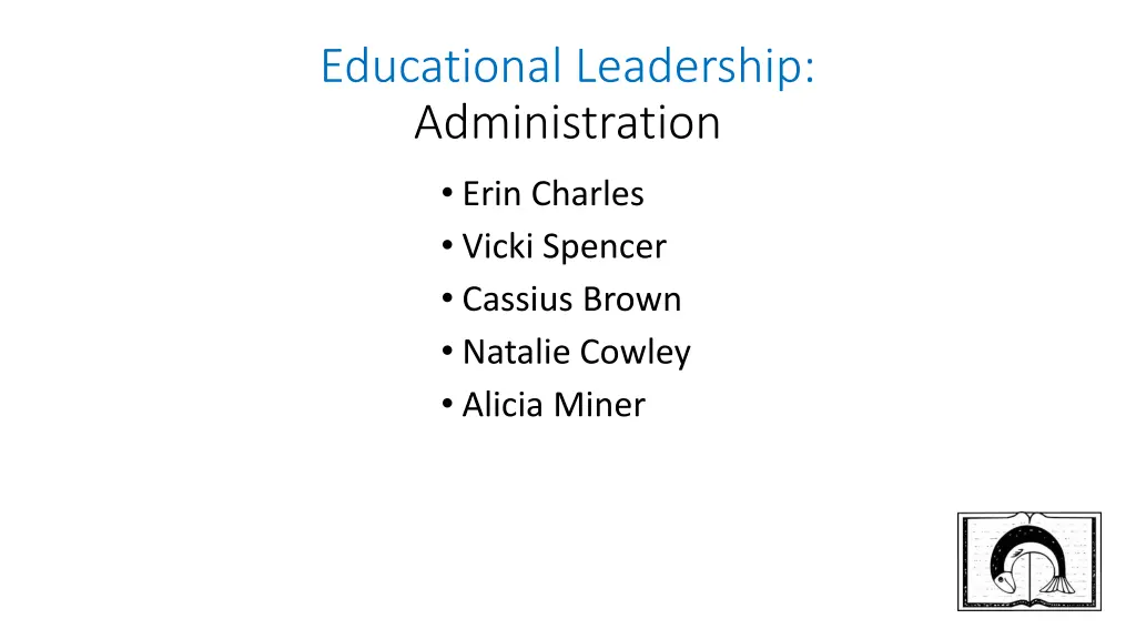 educational leadership administration