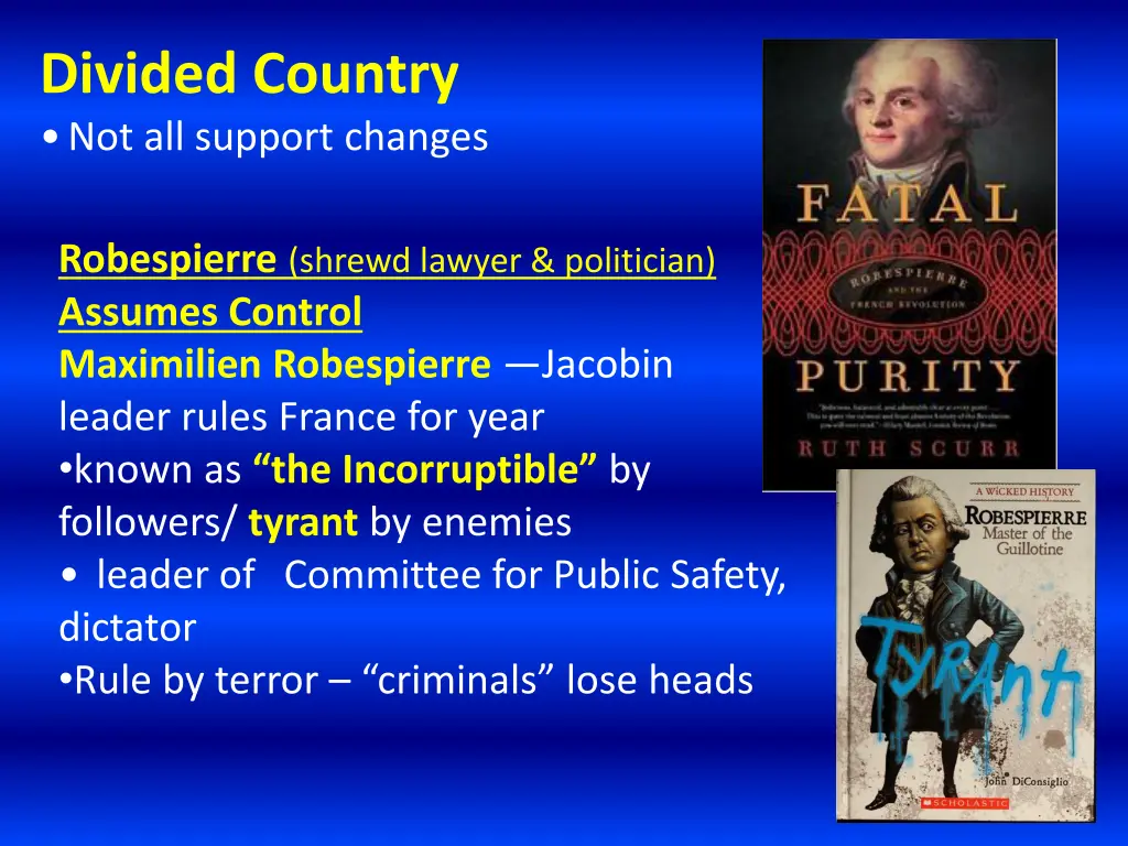 divided country not all support changes