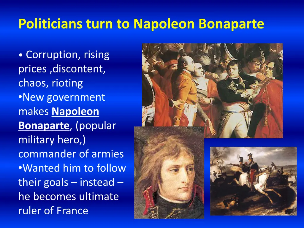 politicians turn to napoleon bonaparte