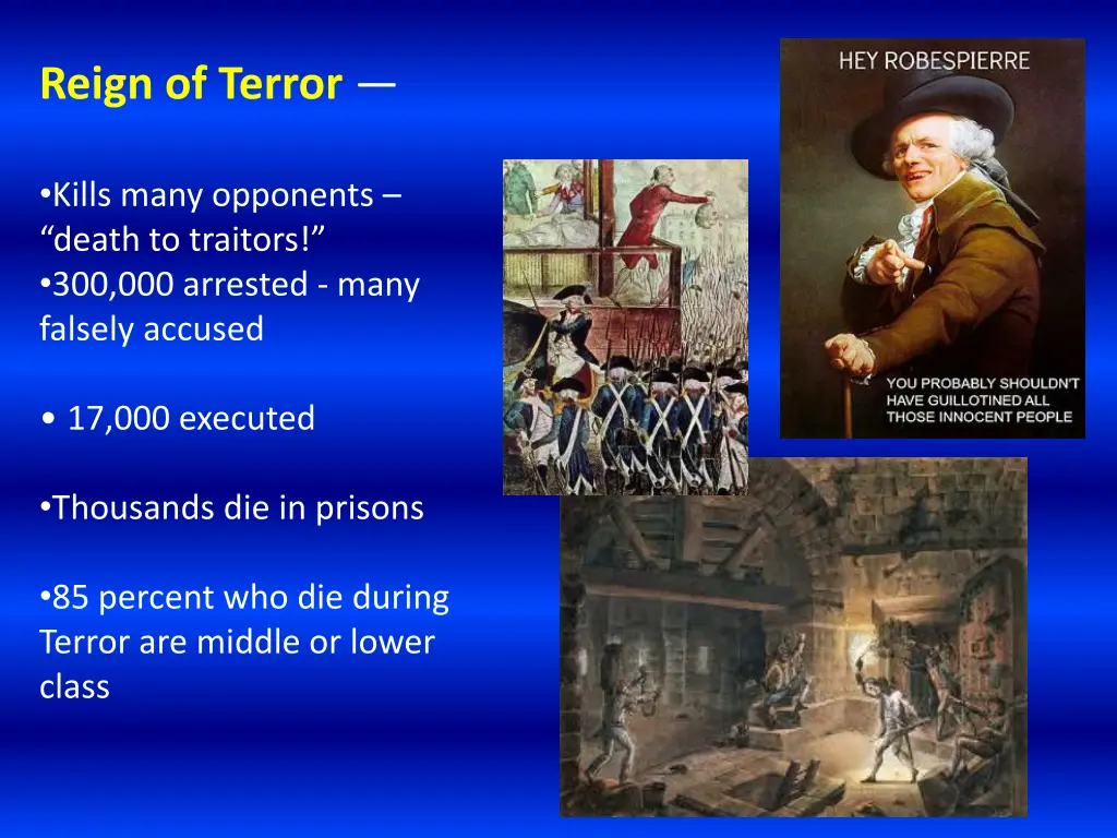 reign of terror