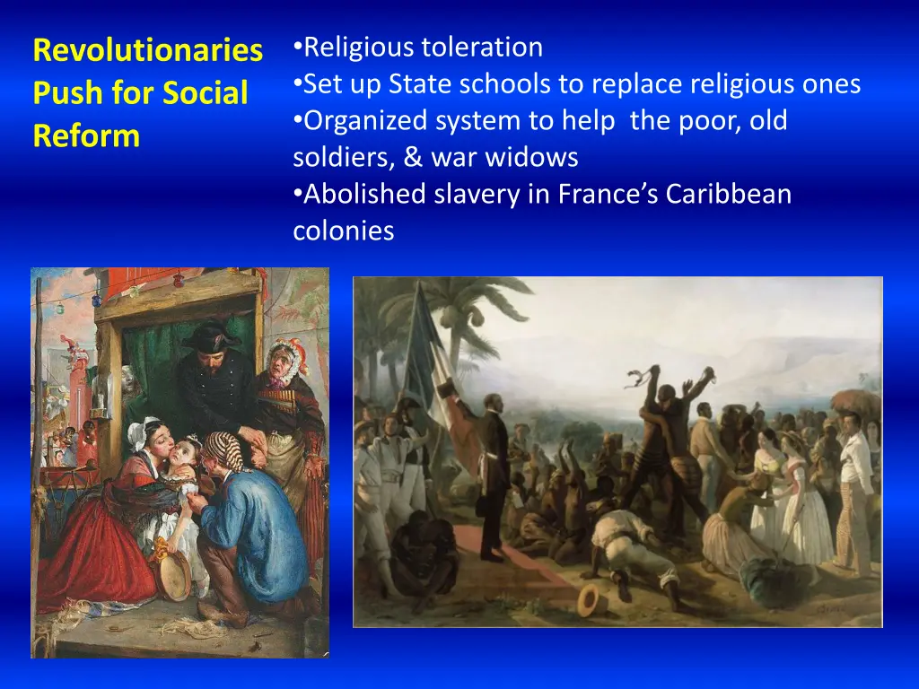religious toleration set up state schools