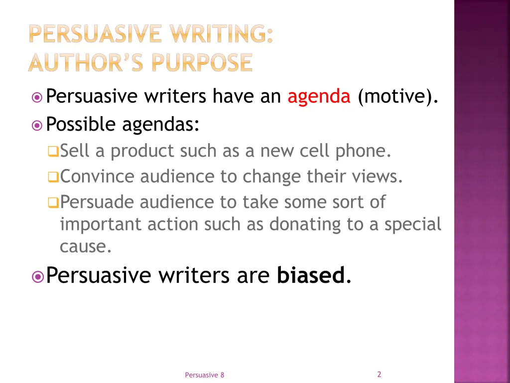 persuasive writing author s purpose