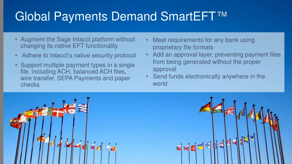 global payments demand smarteft