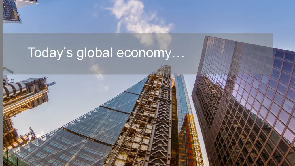 today s global economy
