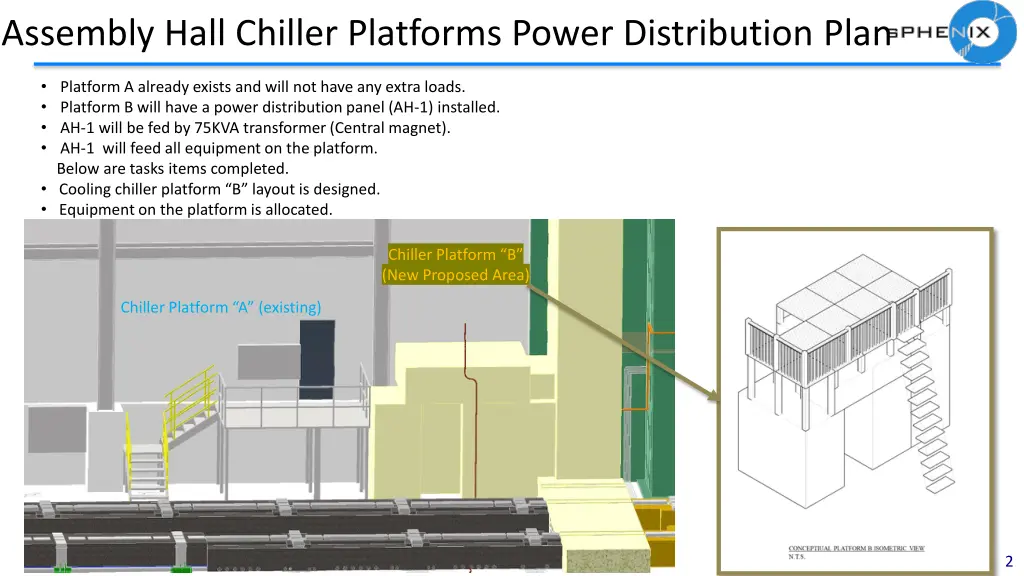 assembly hall chiller platforms power