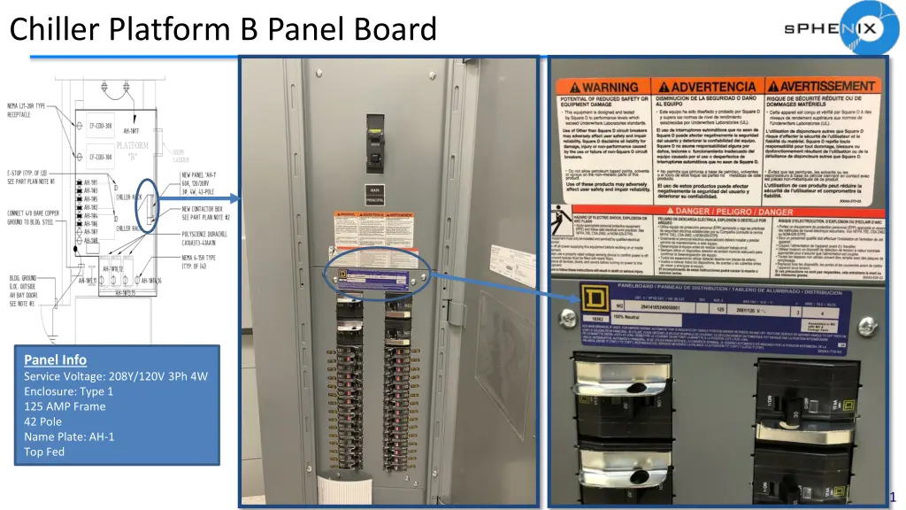 chiller platform b panel board