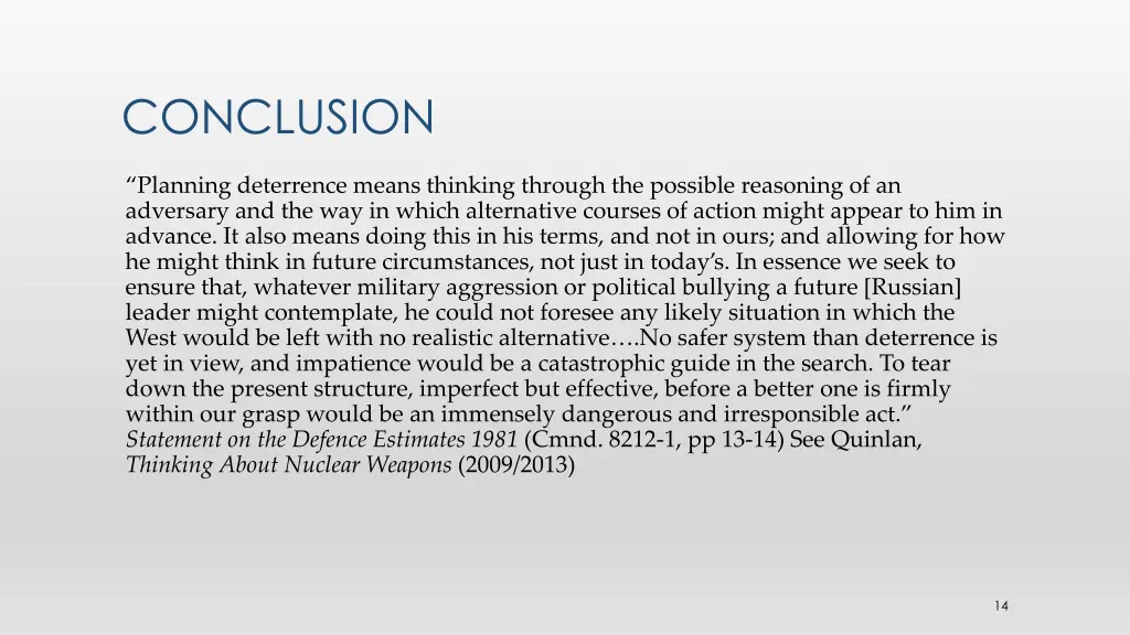 conclusion