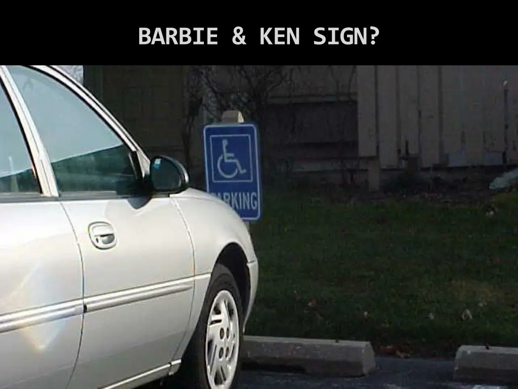 barbie ken sign