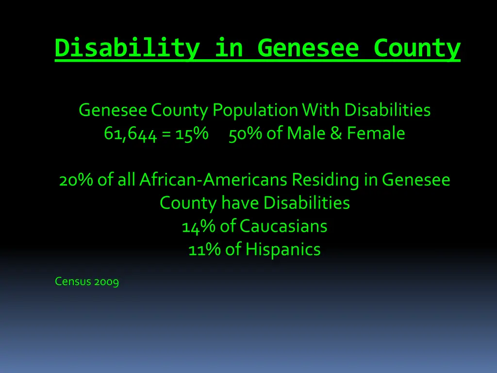 disability in genesee county