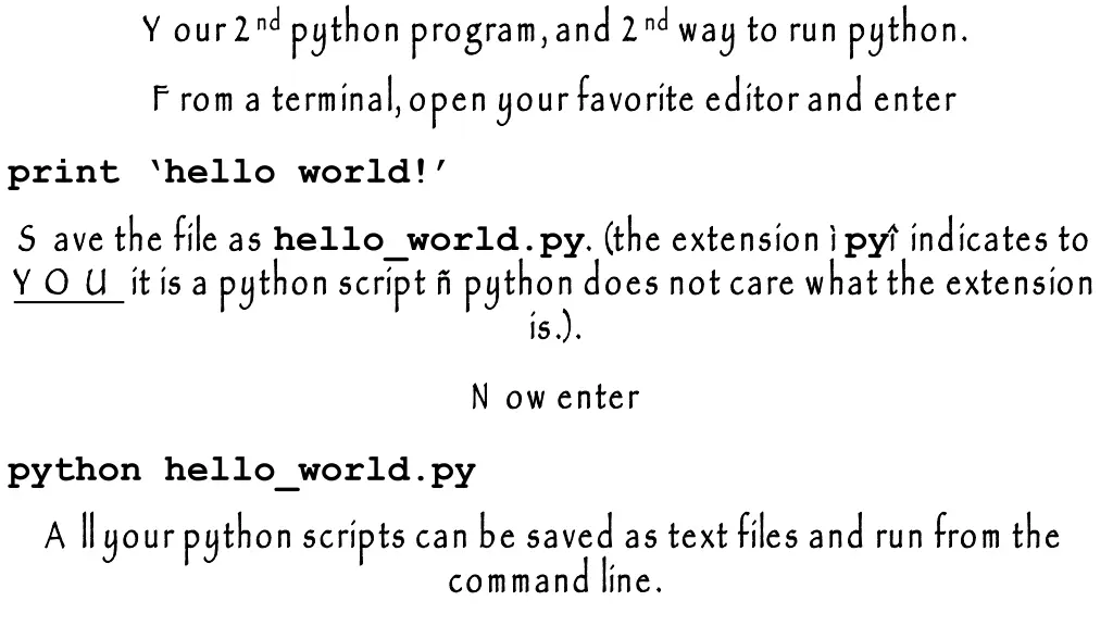 y our 2 f rom a terminal open your favorite
