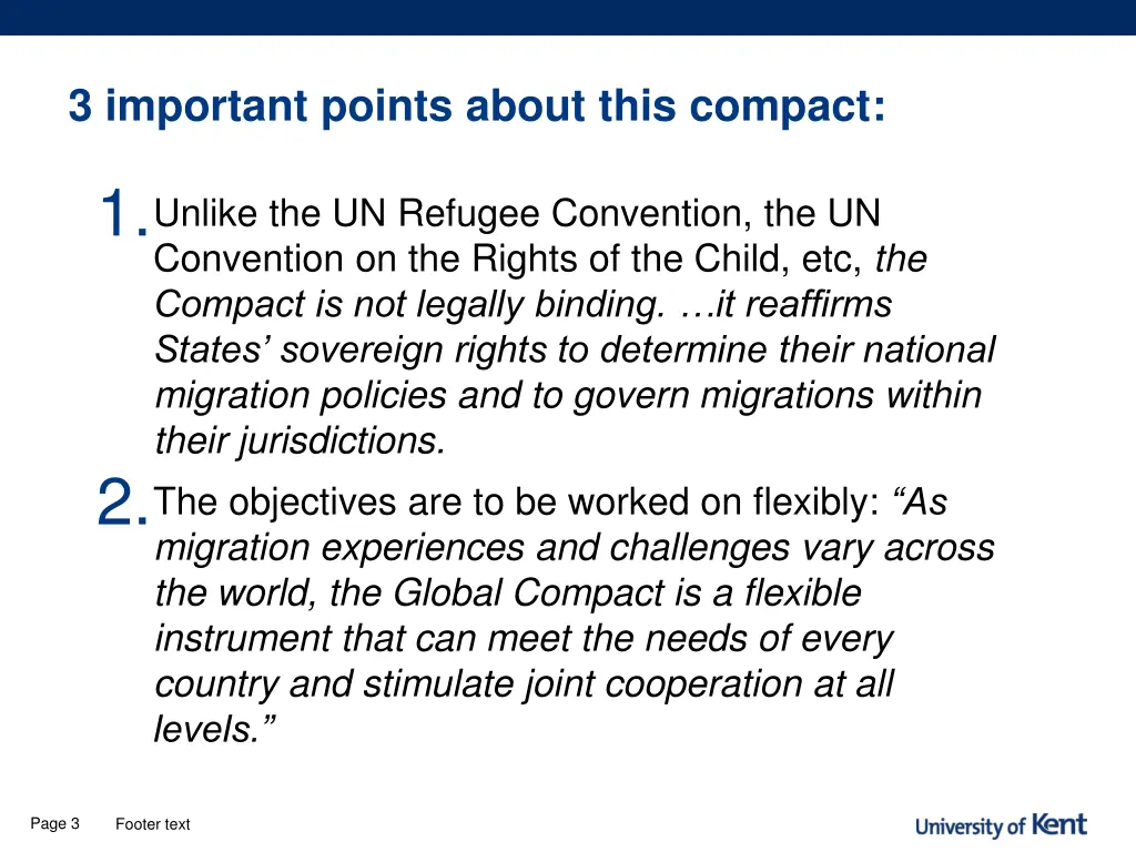 3 important points about this compact