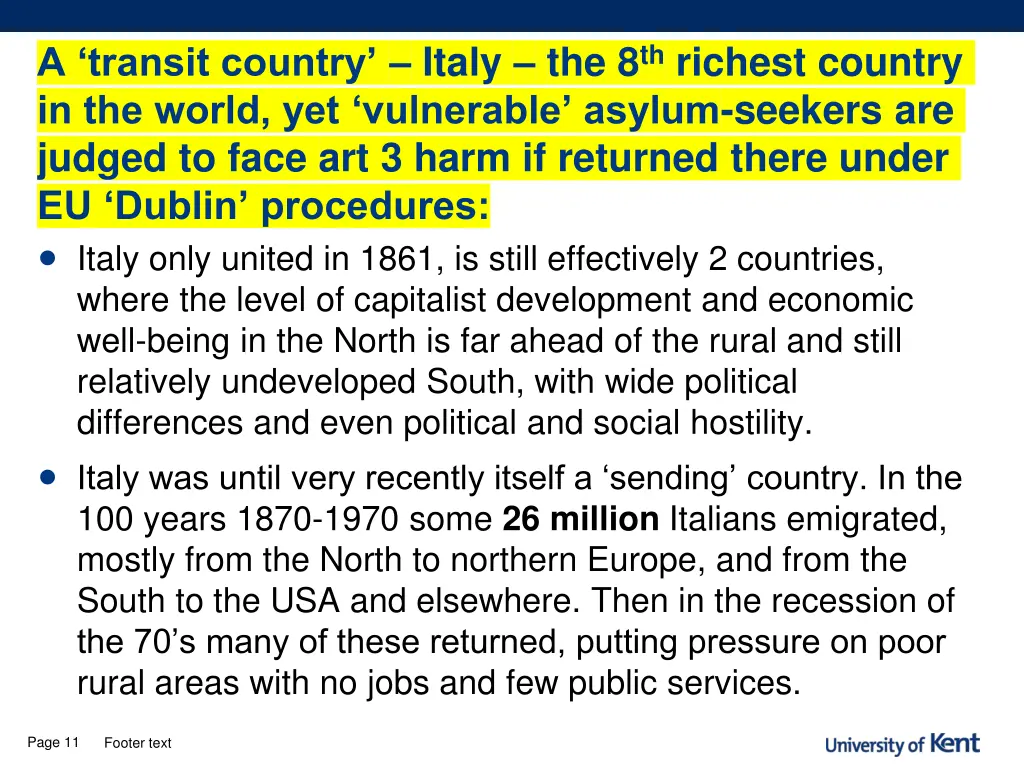 a transit country italy the 8 th richest country