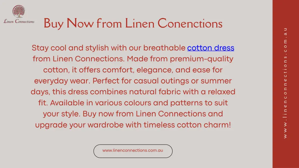 buy now from linen conenctions