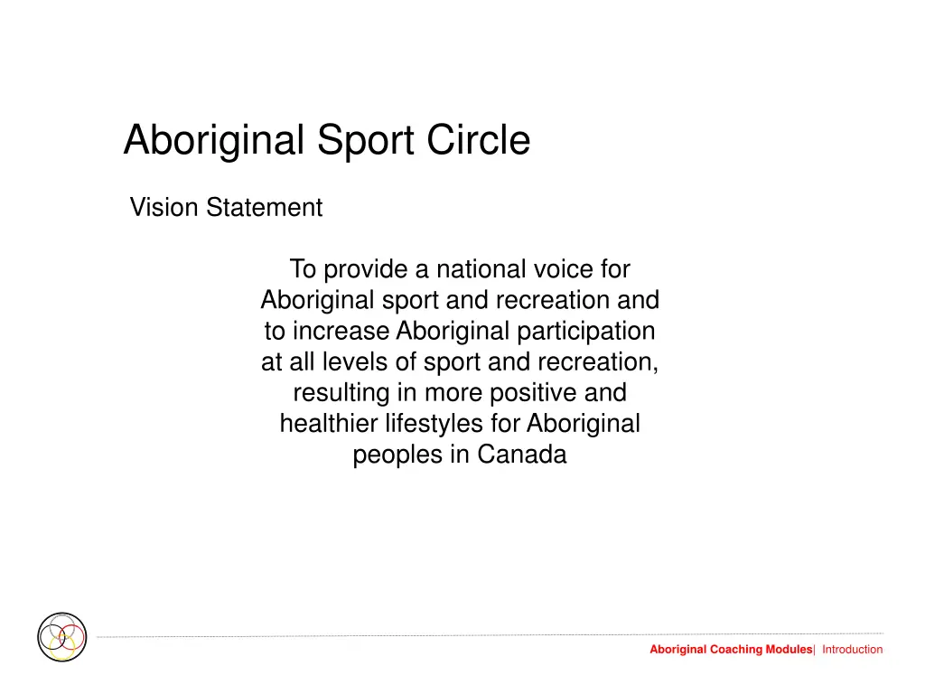 aboriginal sport circle