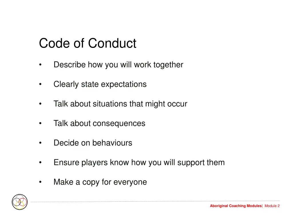 code of conduct
