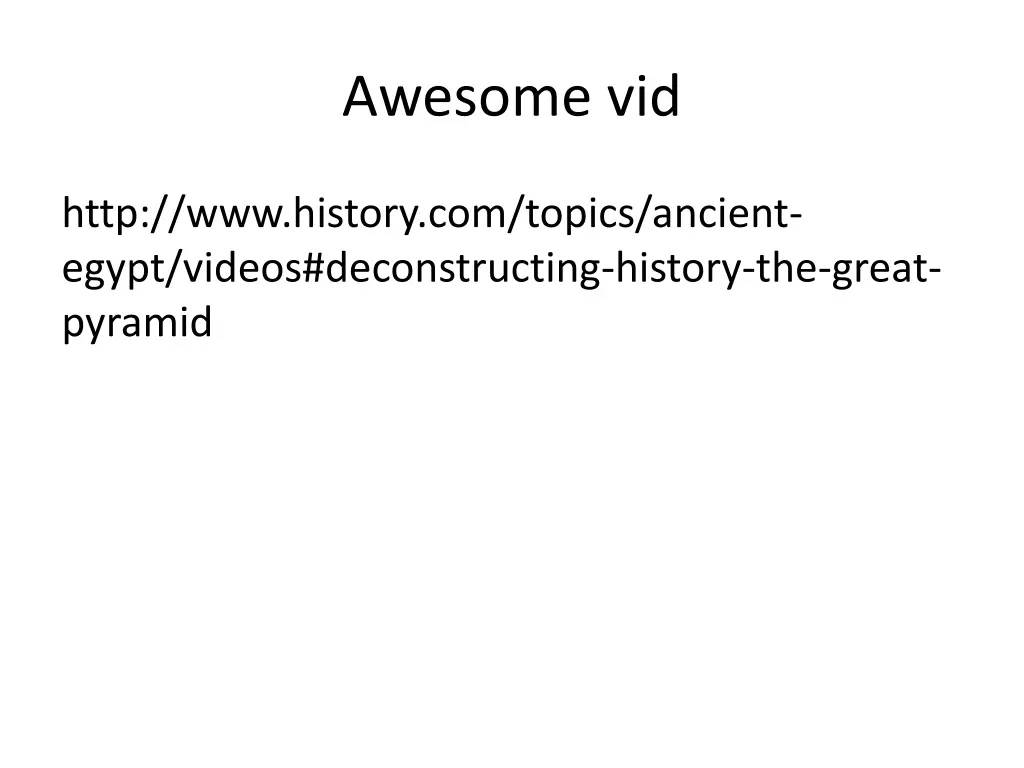 awesome vid