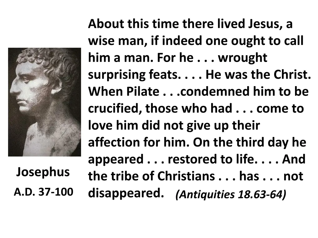 about this time there lived jesus a wise